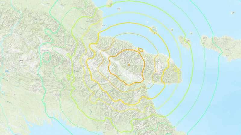 temblor papua