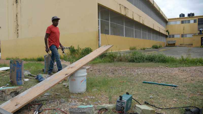 reparación de escuela